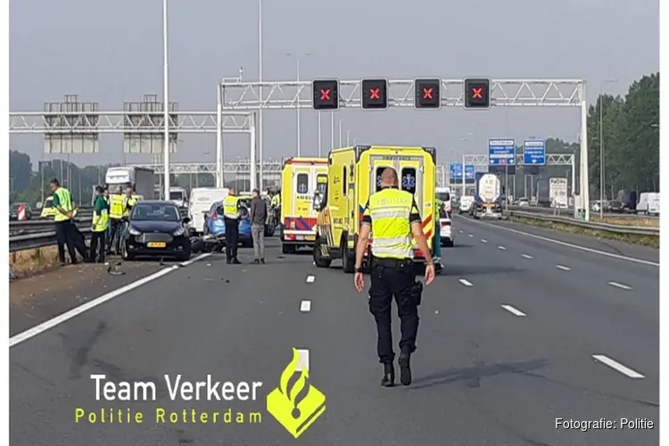 Motorrijder (51) overleden bij ongeval op de A15