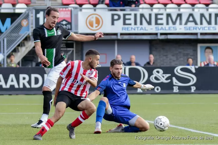 Jong Sparta en Scheveningen delen de punten