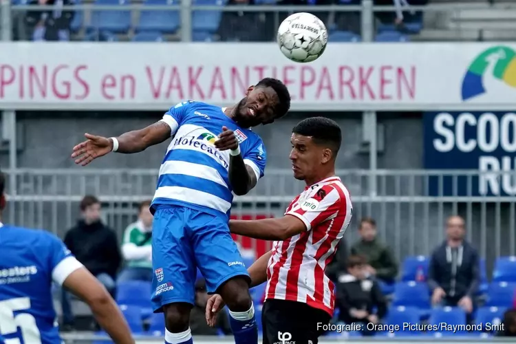 PEC Zwolle na rode kaart heer en meester over Sparta