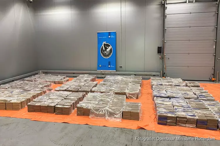 Ruim 4000 kilo cocaïne onderschept in Rotterdamse haven