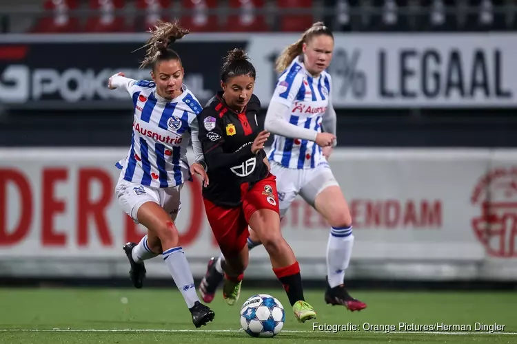 Eredivisie Vrouwen: Puntendeling bij Excelsior-Heerenveen