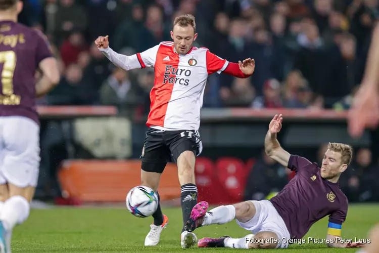 Feyenoord loopt tegen FC Groningen opnieuw averij op