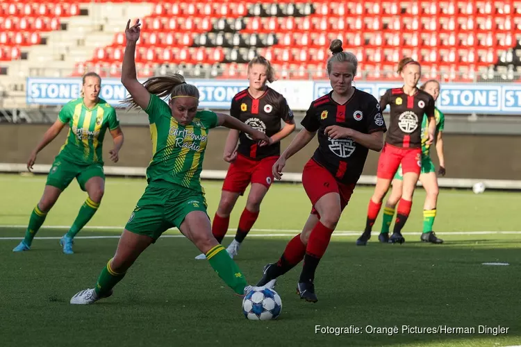 ADO Den Haag Vrouwen na rust langs Excelsior