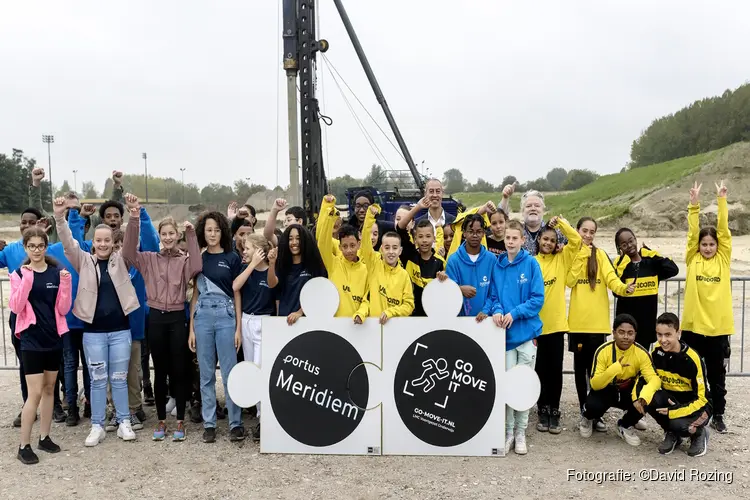 Eerste paal voor VO-scholencomplex in Stadionpark