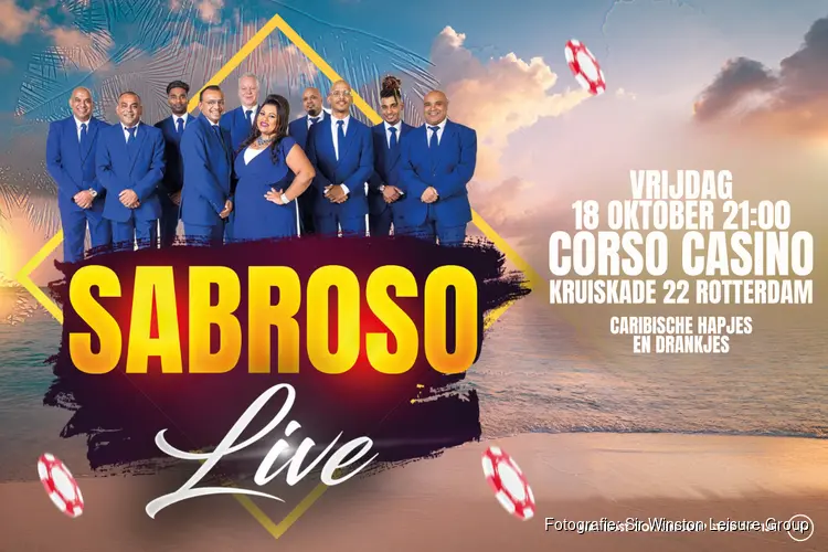 Swingende avond met Sabroso live in Corso Casino by Queens