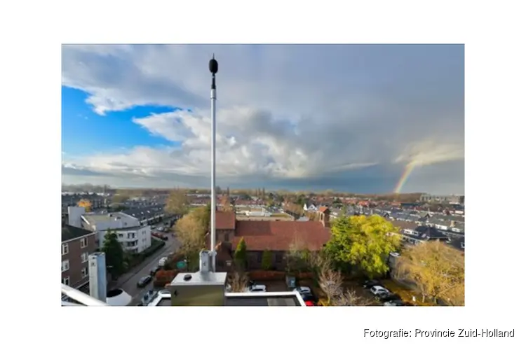 Nieuwe geluidsmeetpost in Rotterdam in gebruik genomen